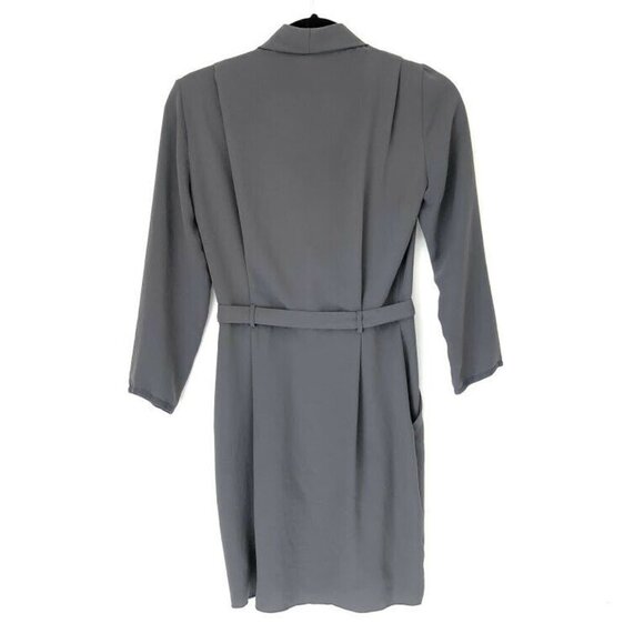 Aritzia Wilfred 0 Franca Wrap Dress Japanese Crepe - Picture 4 of 7